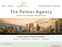 Tablet Screenshot of palmeragency.com